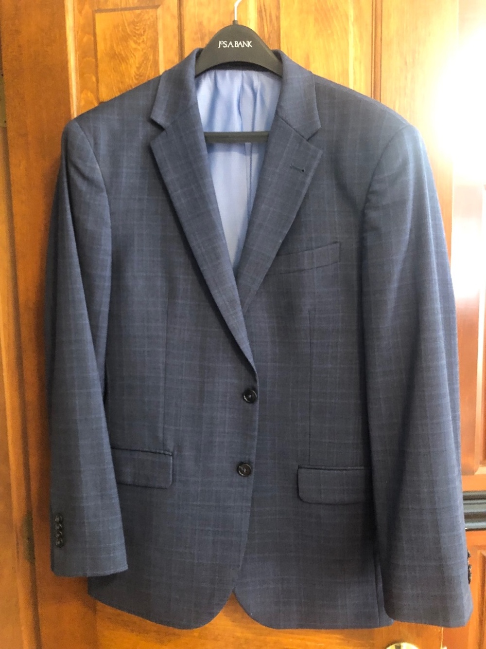 Men’s full set suit blue Jos. A. Bank 100% wool